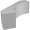 Ekena Millwork 3-in. W x 8-in. D x 8-in. H Westlake Architectural Grade PVC Knee Brace BRCP03X08X08WTL - alternate 6